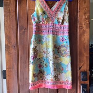 Silk Dress By Nicole Miller